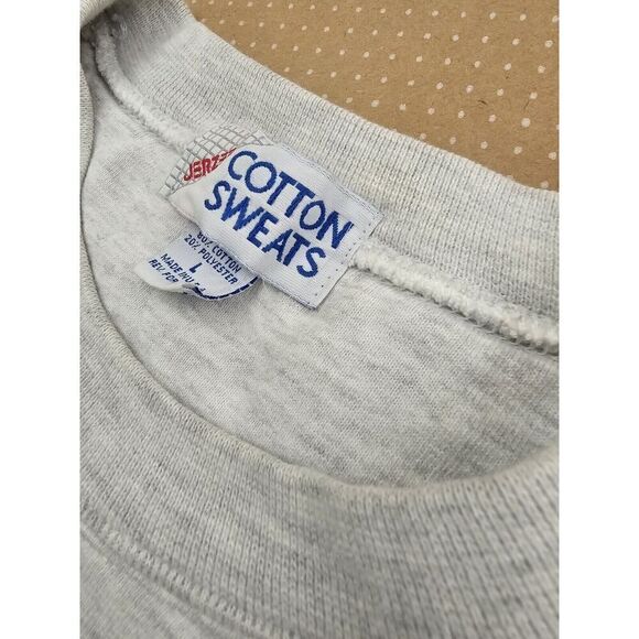 Vintage 80s 90 Jerzees TUALATIN Hills BARRACUDAS Sweatshirt Size Large USA - Picture 16 of 16